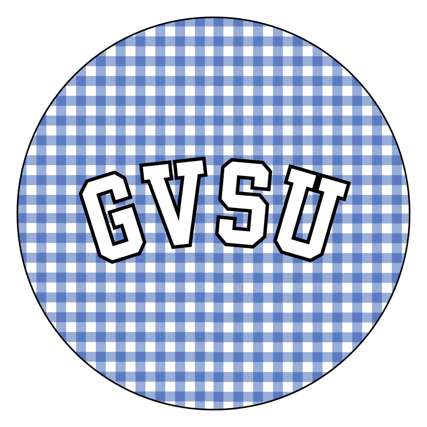 Retro Curved "GVSU"