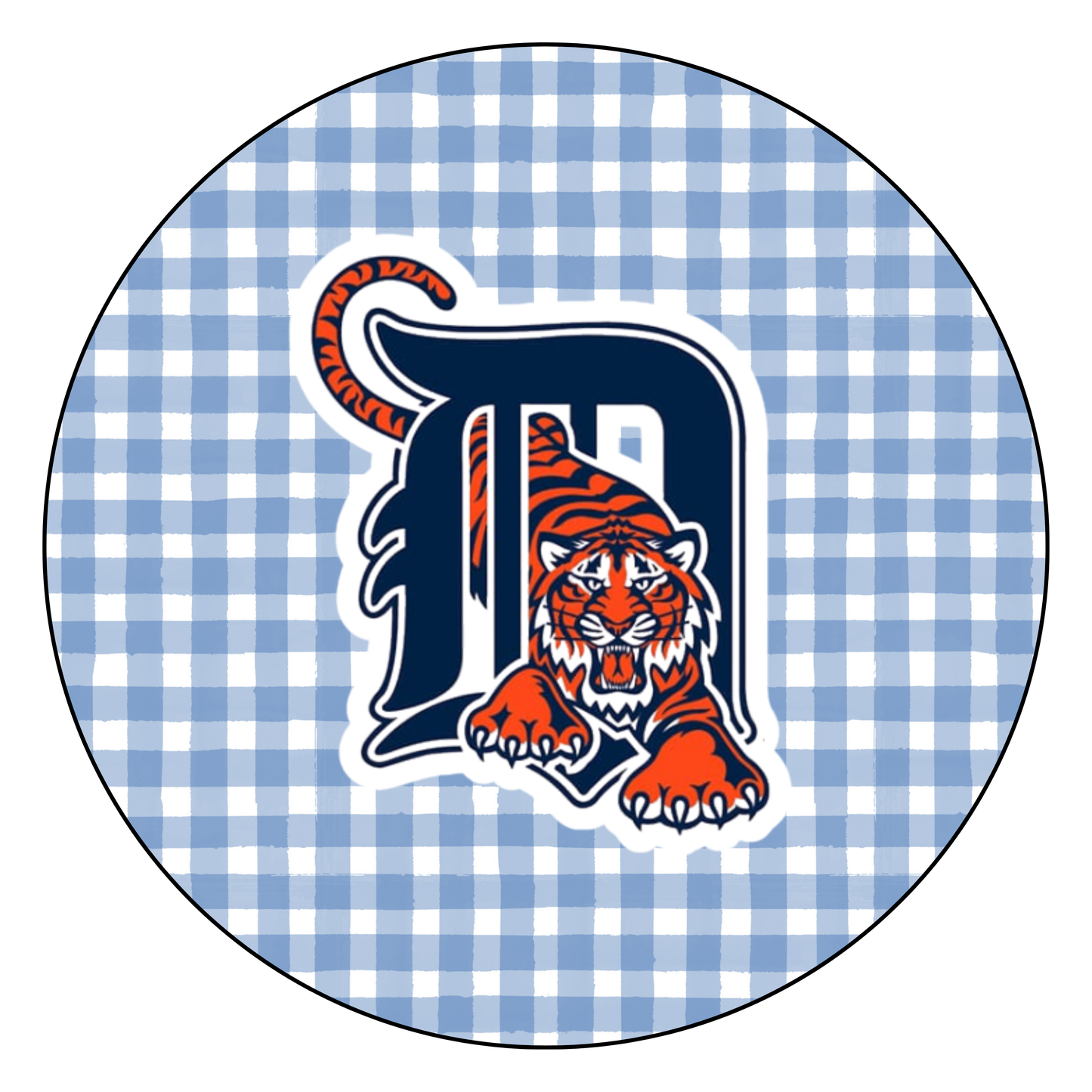 Detroit "D" With Tiger