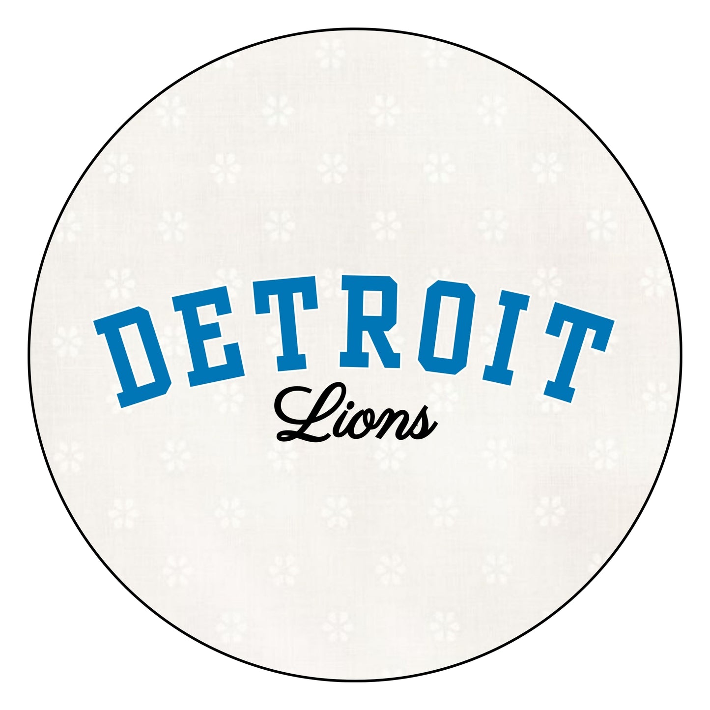 Retro Curved "Detroit Lions"