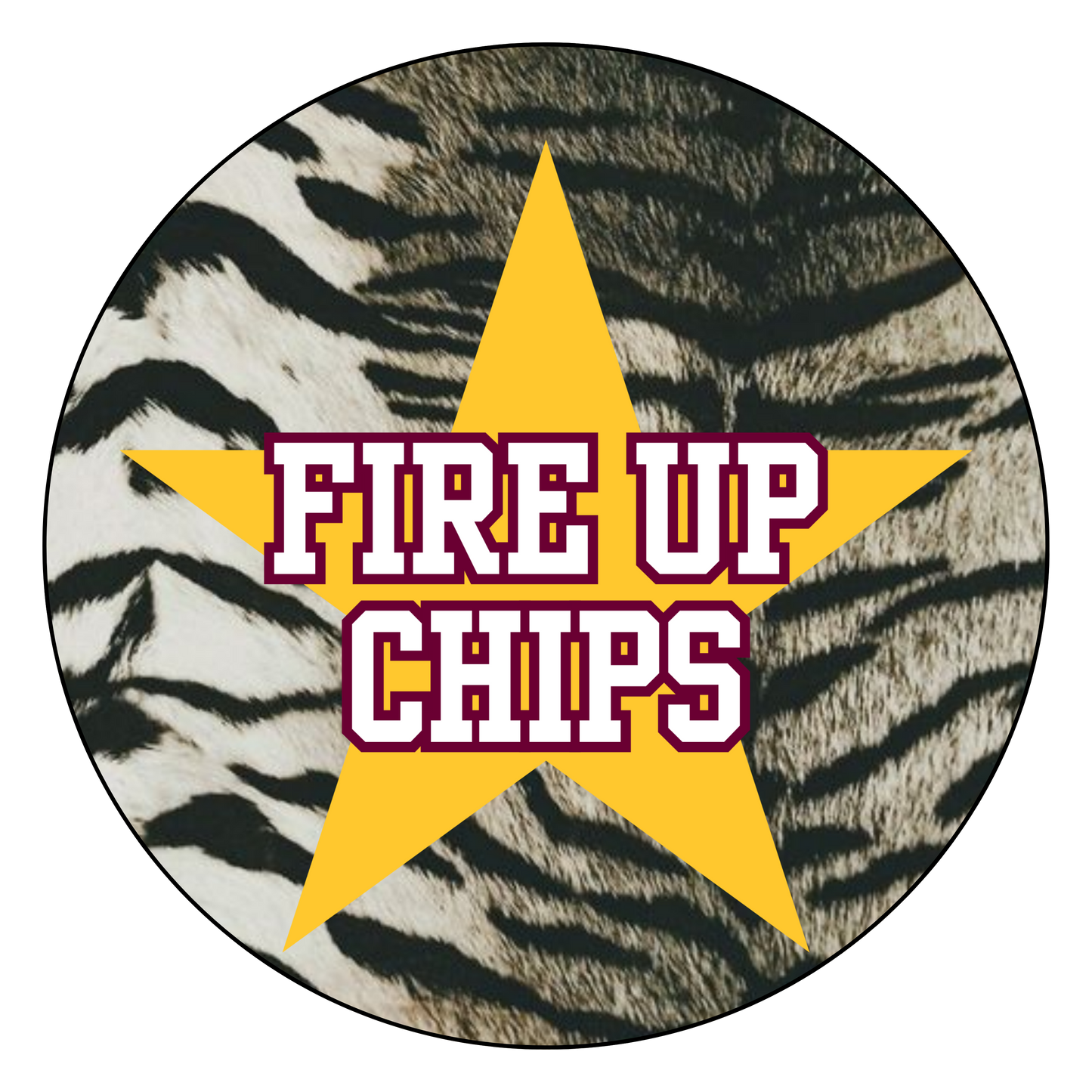 Animal Print "Fire Up Chips"