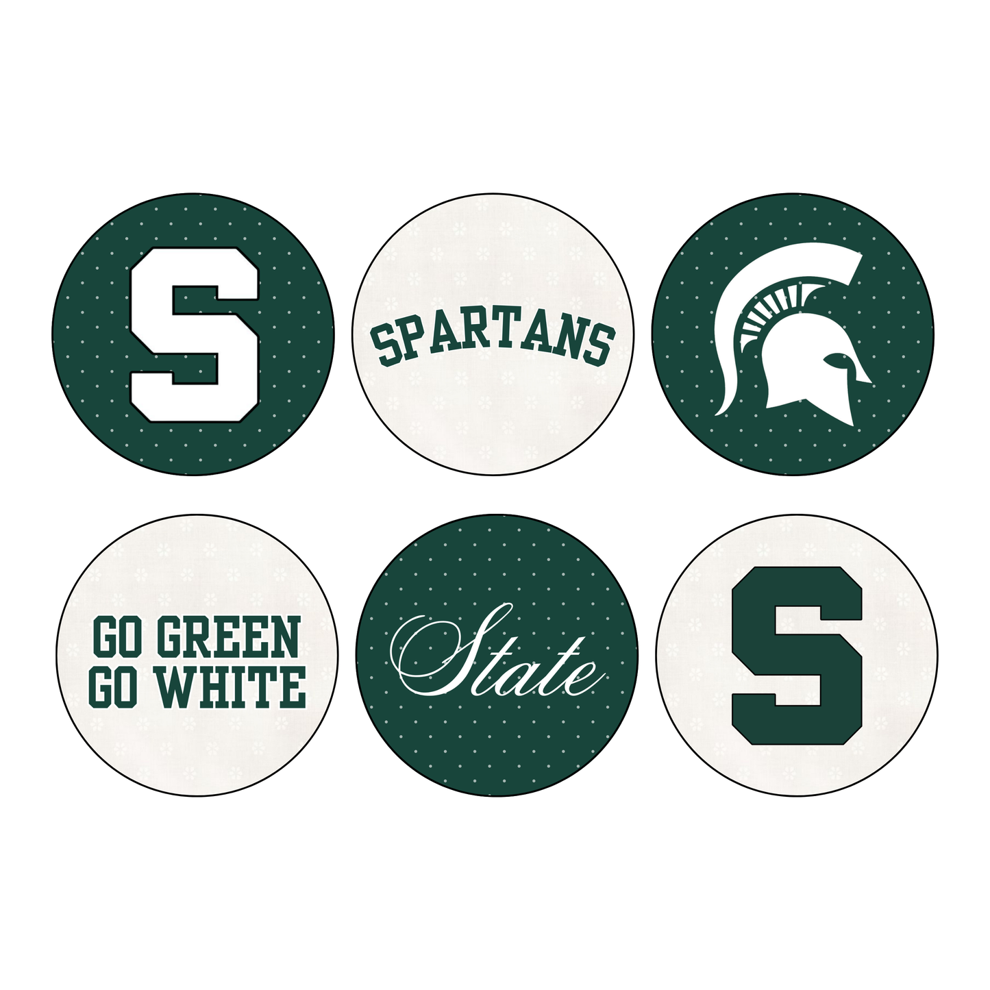 MSU Polka Dots Bundle