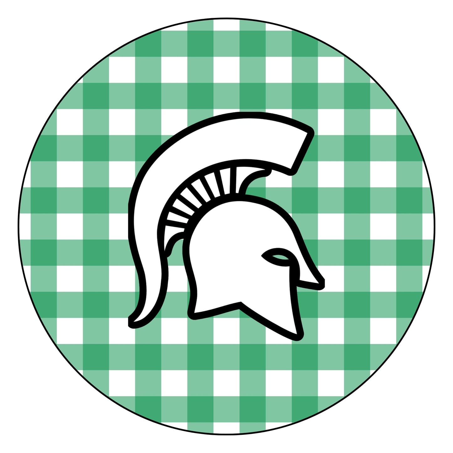 Gingham "Sparty"