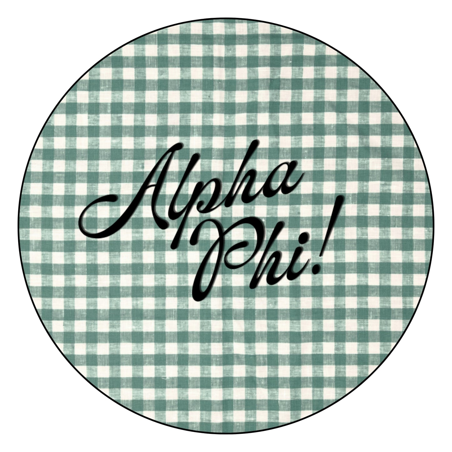Gingham "Sorority!"