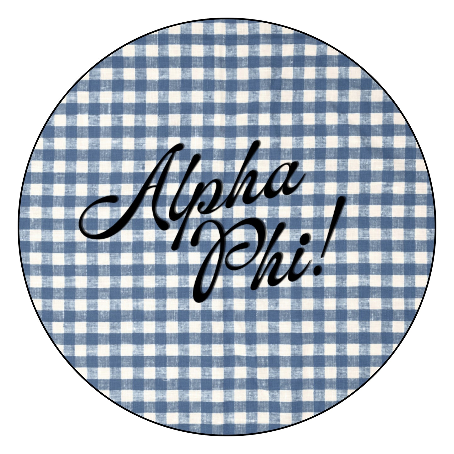 Gingham "Sorority!"