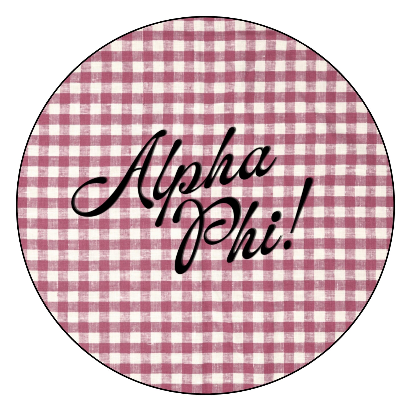 Gingham "Sorority!"