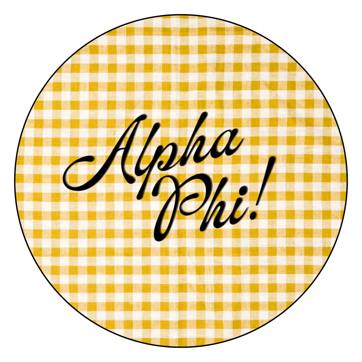 Gingham "Sorority!"