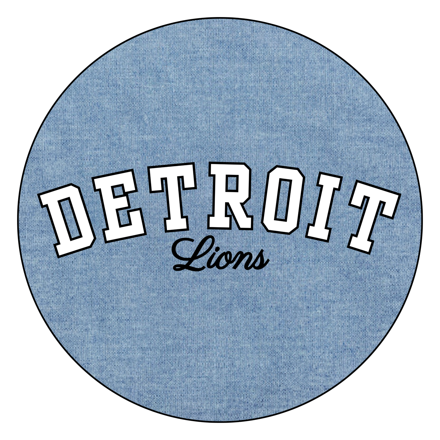 Denim "Detroit Lions"
