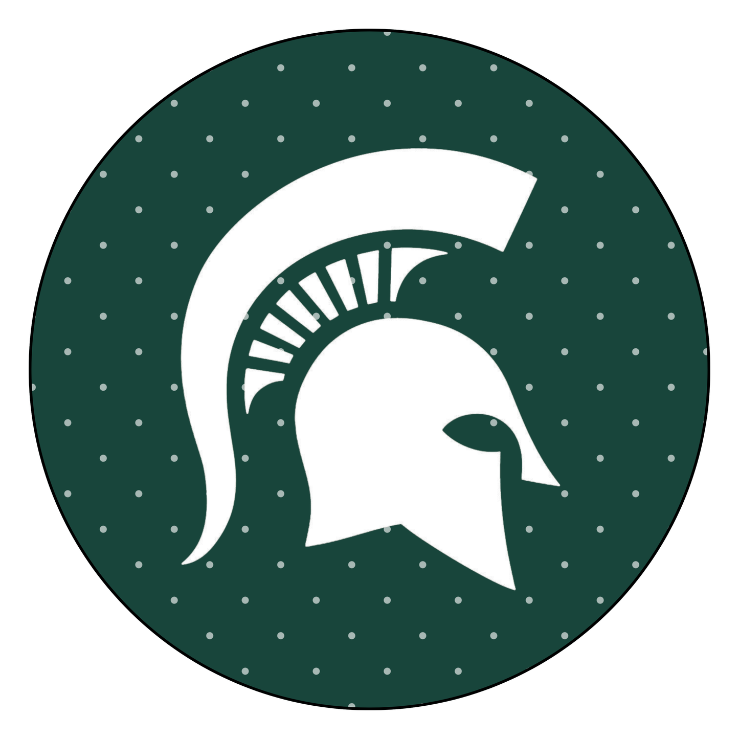 Polka Dots Sparty Logo