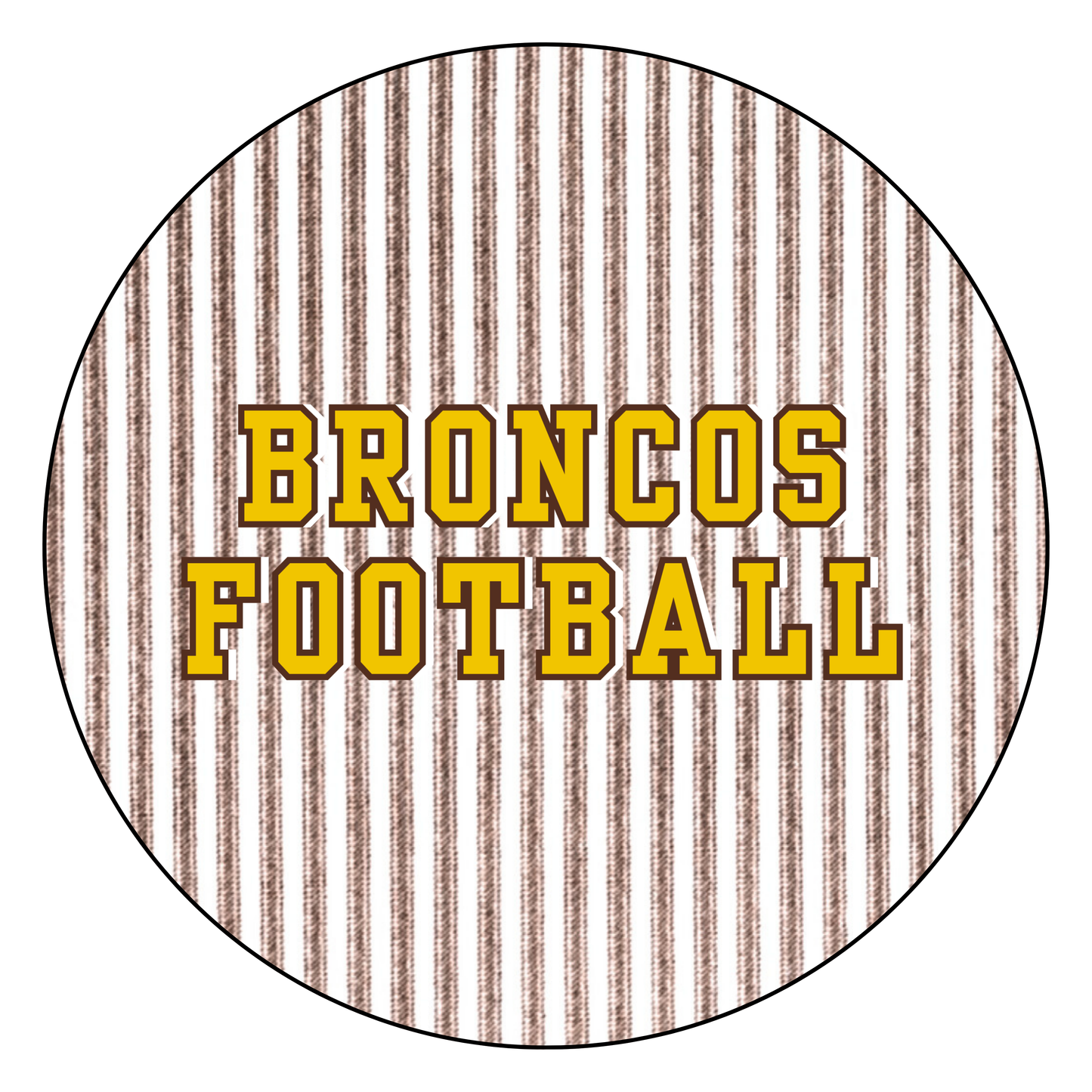 Retro "Broncos Football"