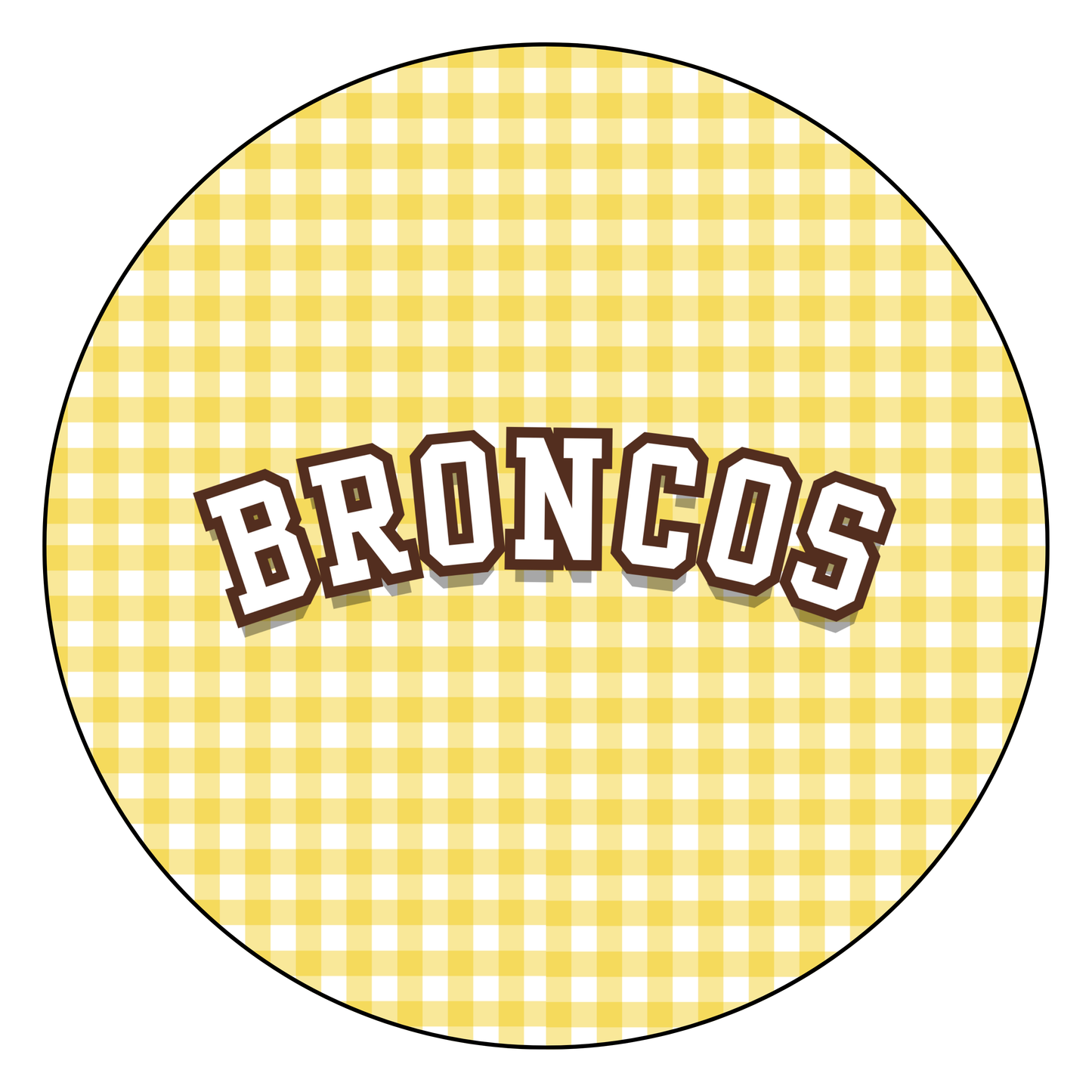 Retro Curved "Broncos"