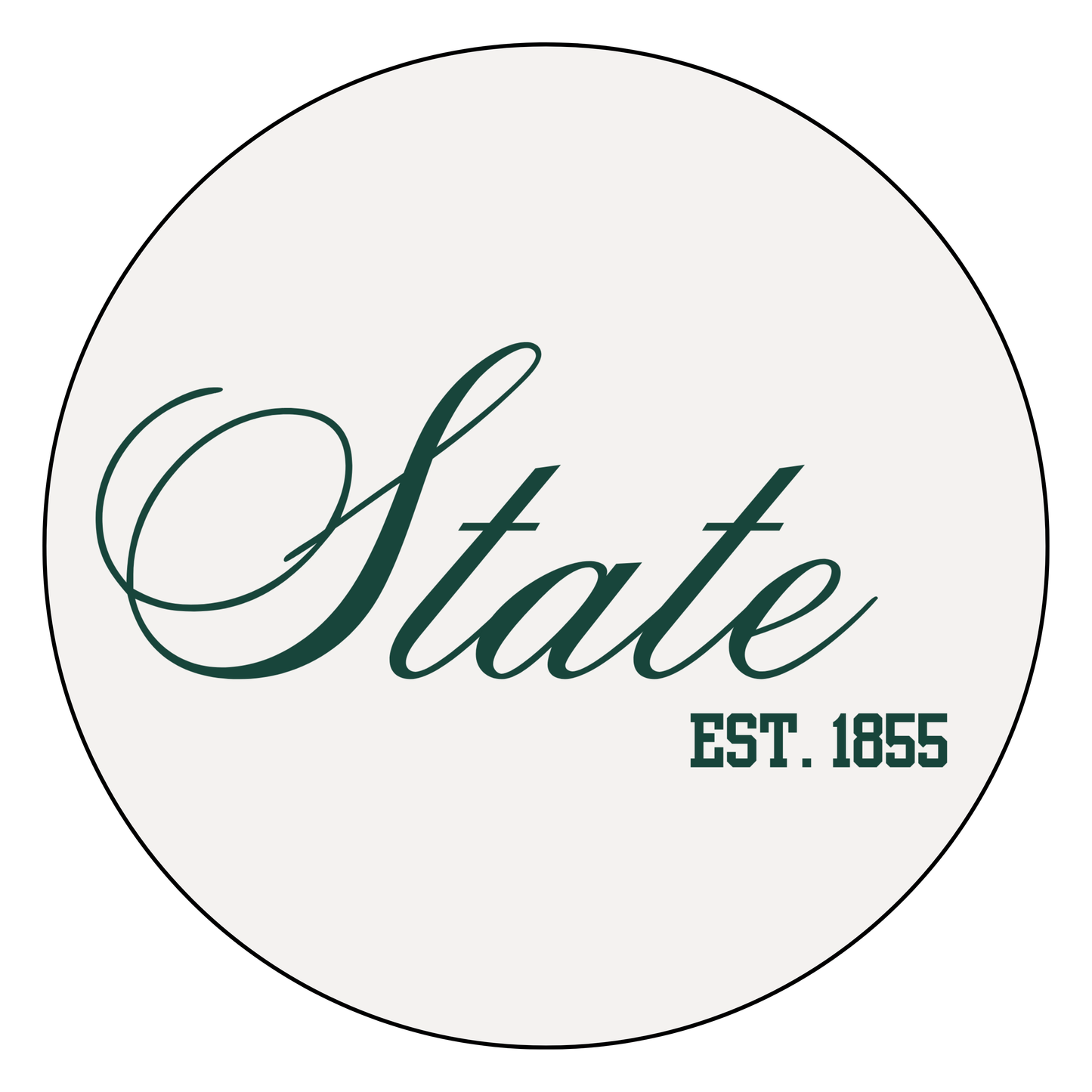 Ivy Cursive "State"