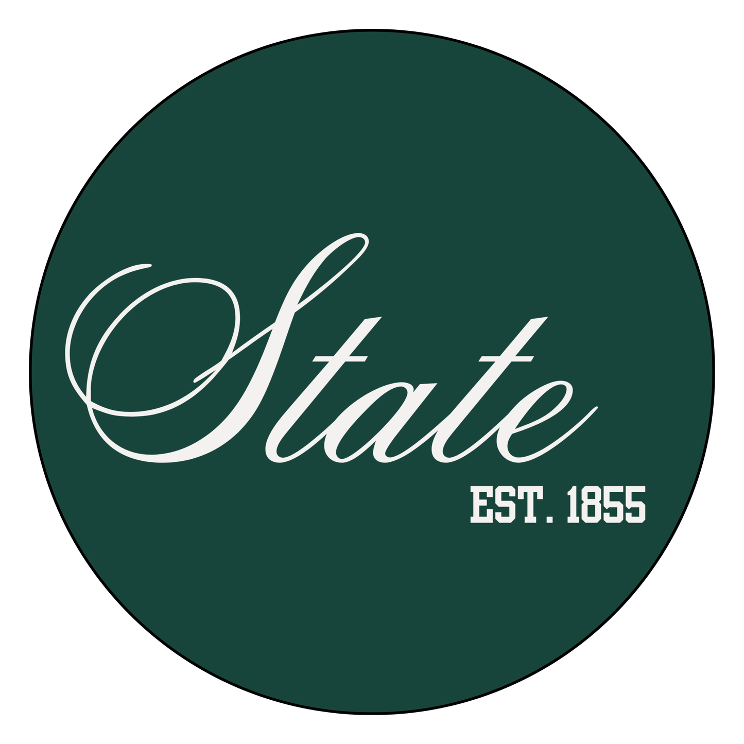 Ivy Cursive "State"