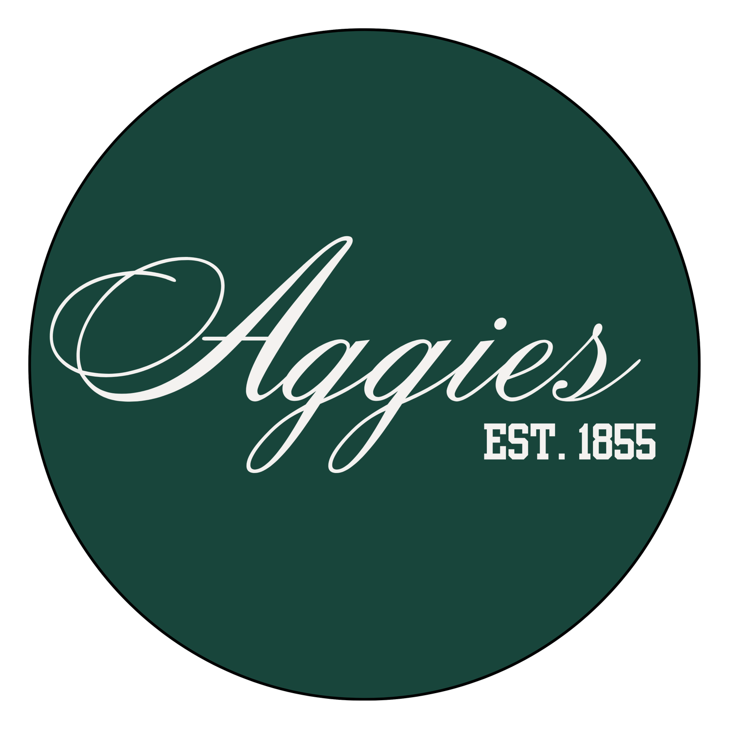 Ivy Cursive "Aggies"