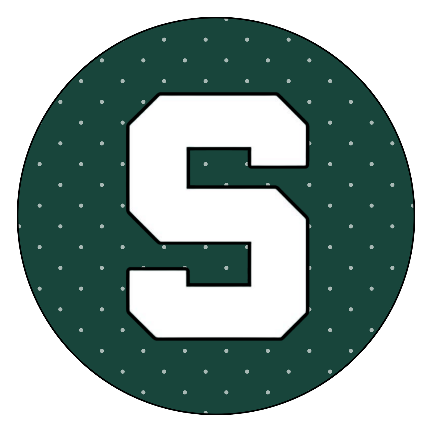 Polka Dots "Block S"