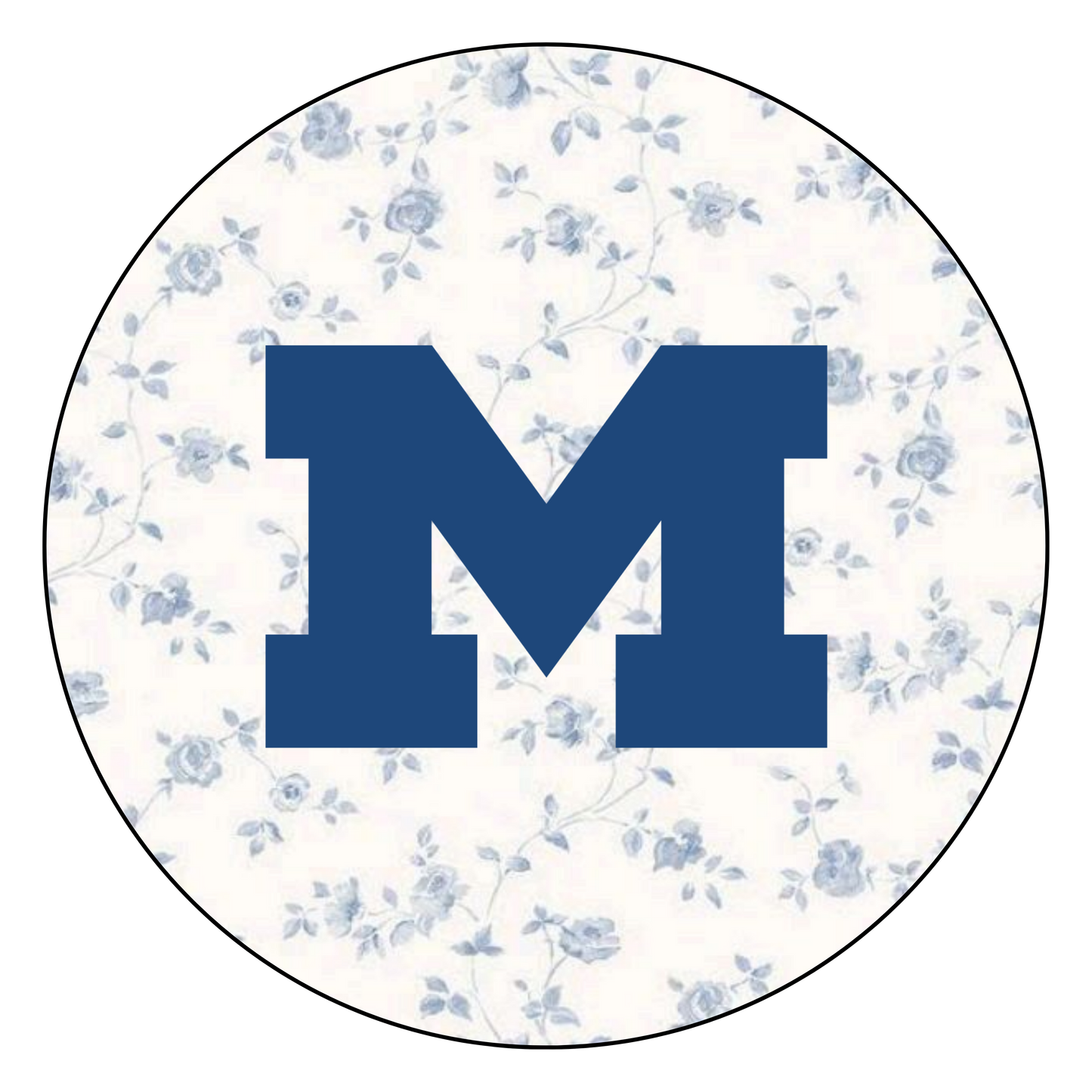 Floral "M"