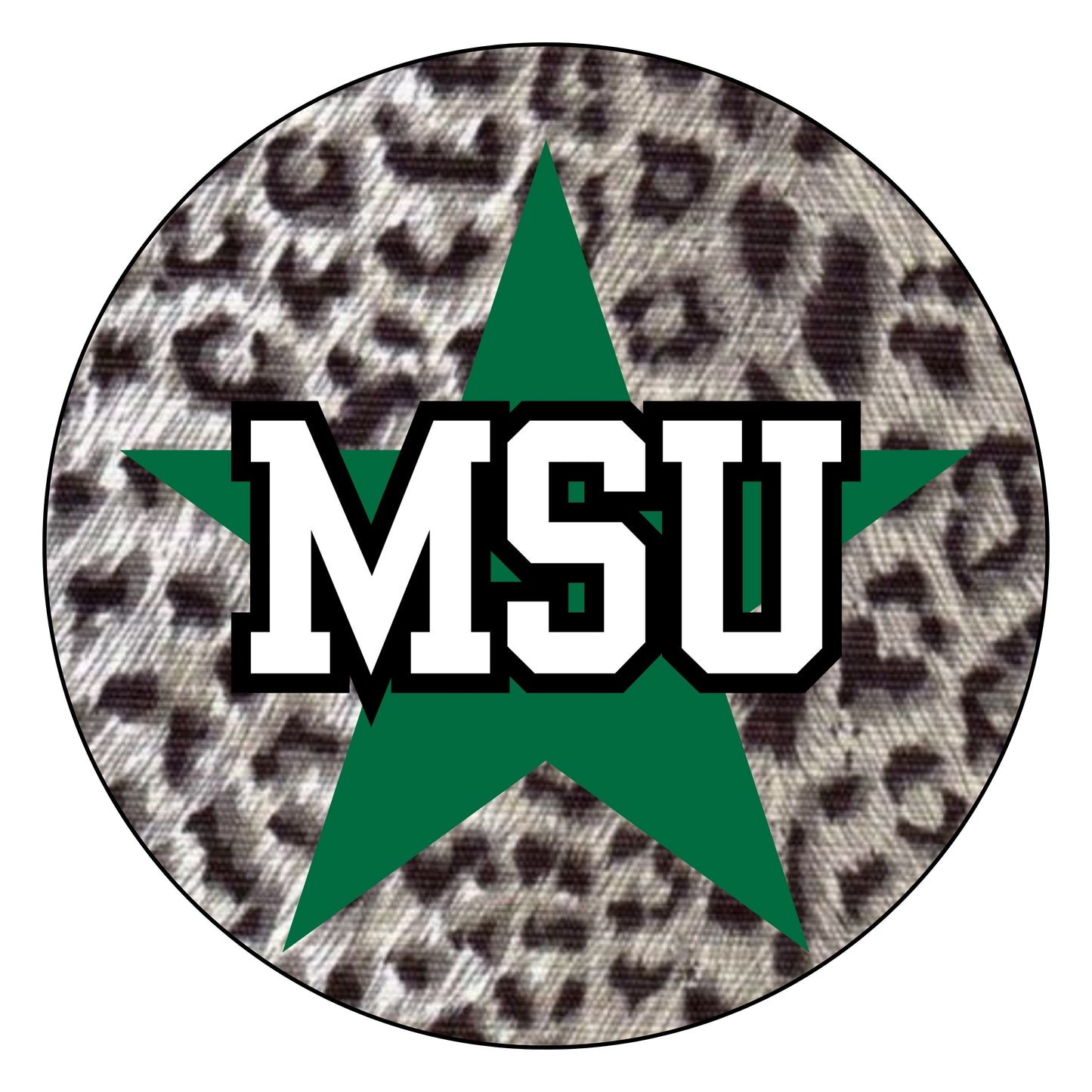 Animal Print- MSU Stars (multiple designs)