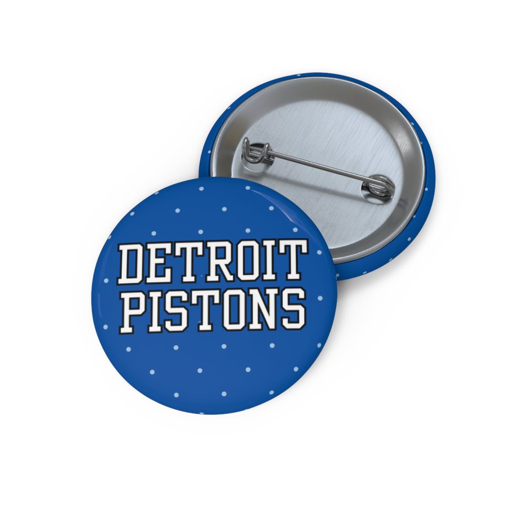 Blue Polka Dot Detroit Pistons