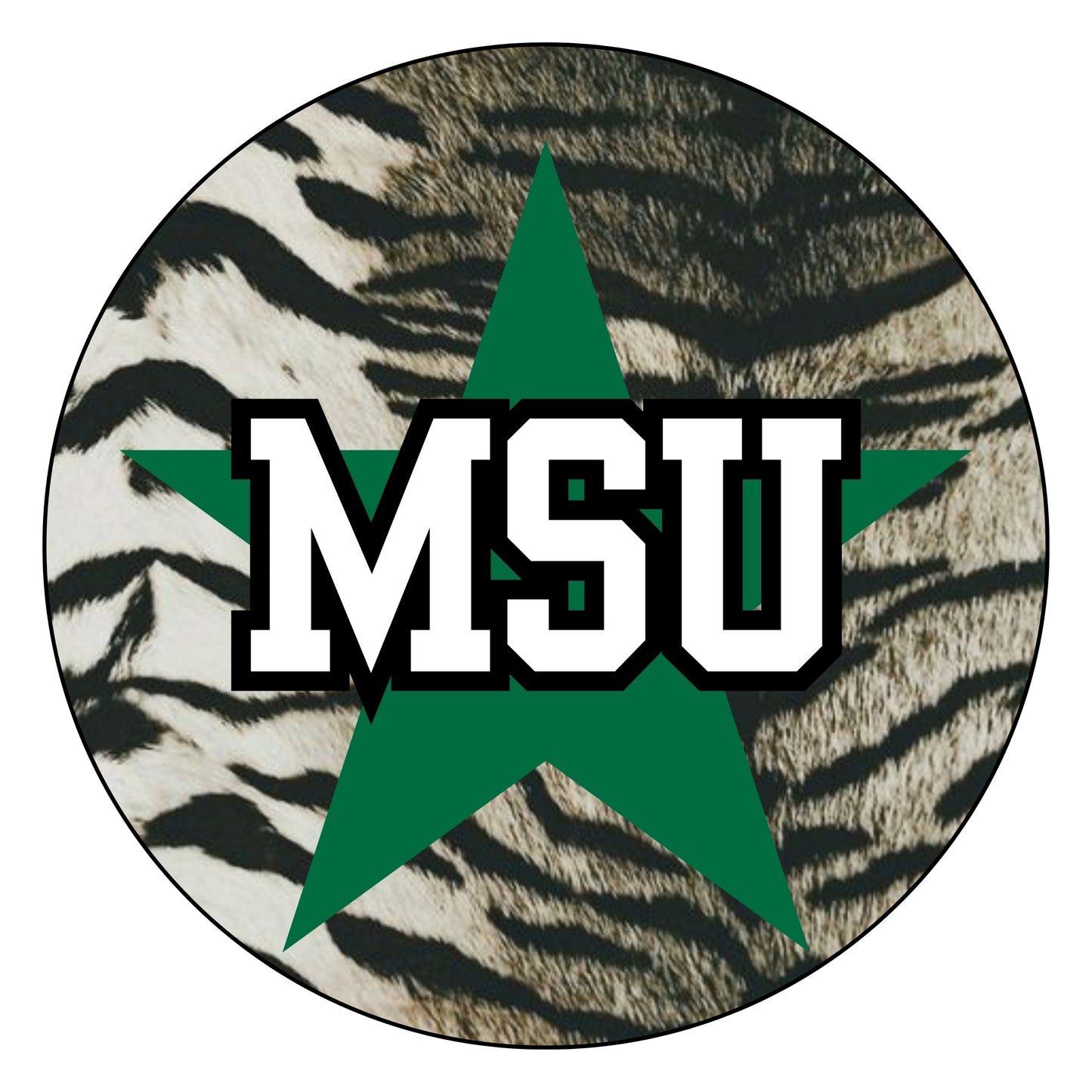 Animal Print- MSU Stars (multiple designs)