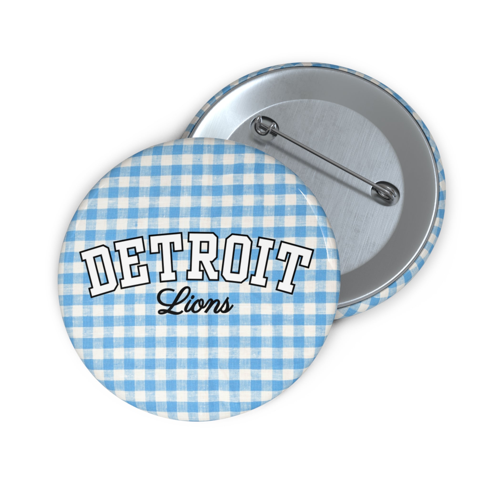 Gingham Detroit Lions