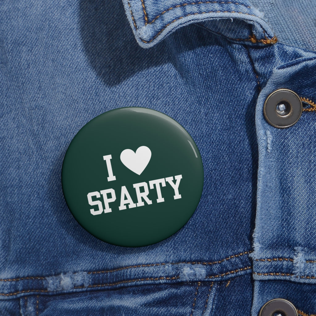 Green "I <3 Sparty"