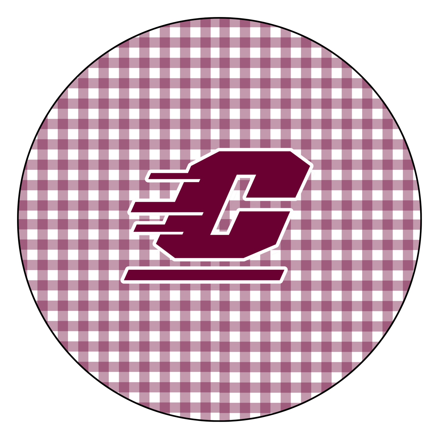 Gingham Logo "C"