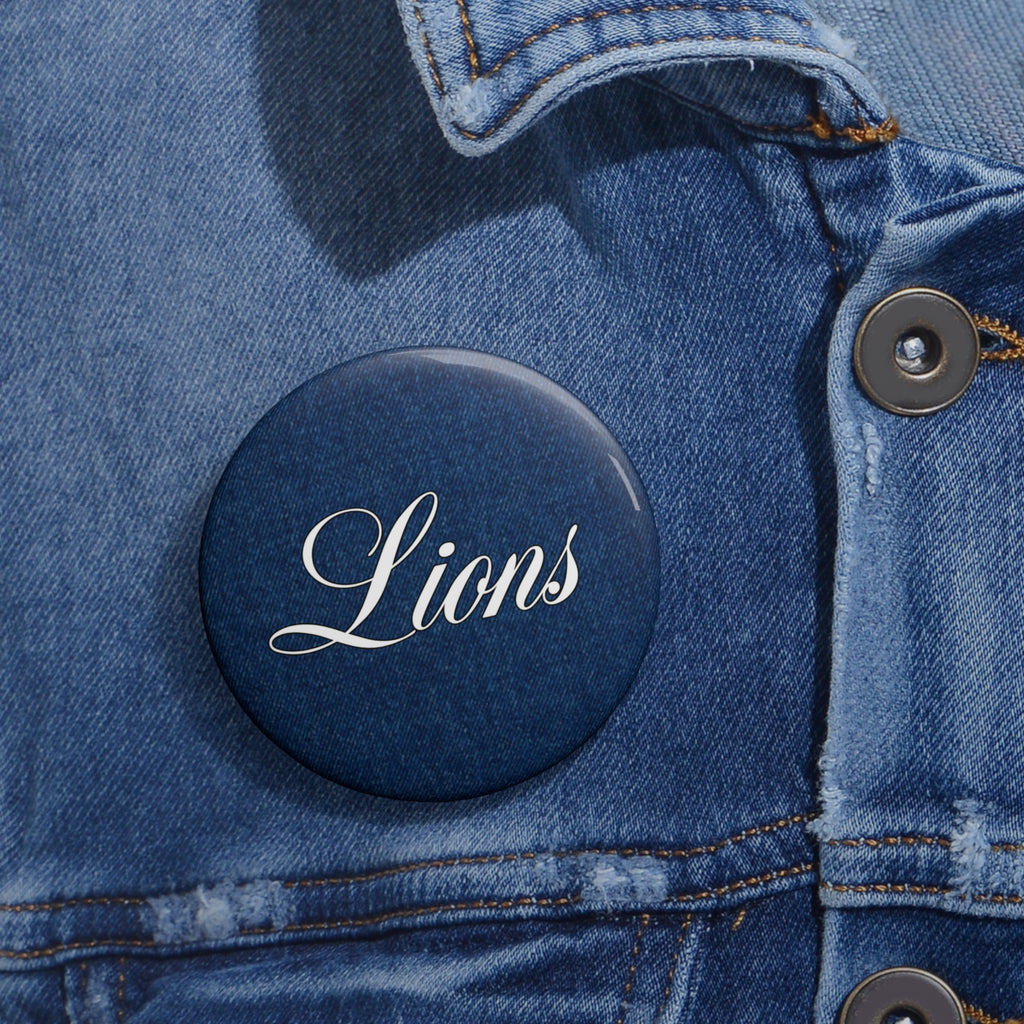 Denim Cursive Lions
