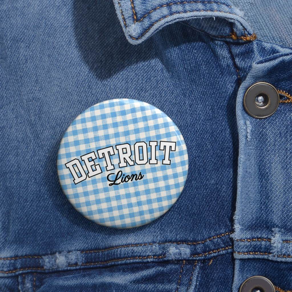 Gingham Detroit Lions