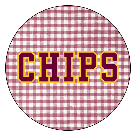Retro Gingham "CHIPS"