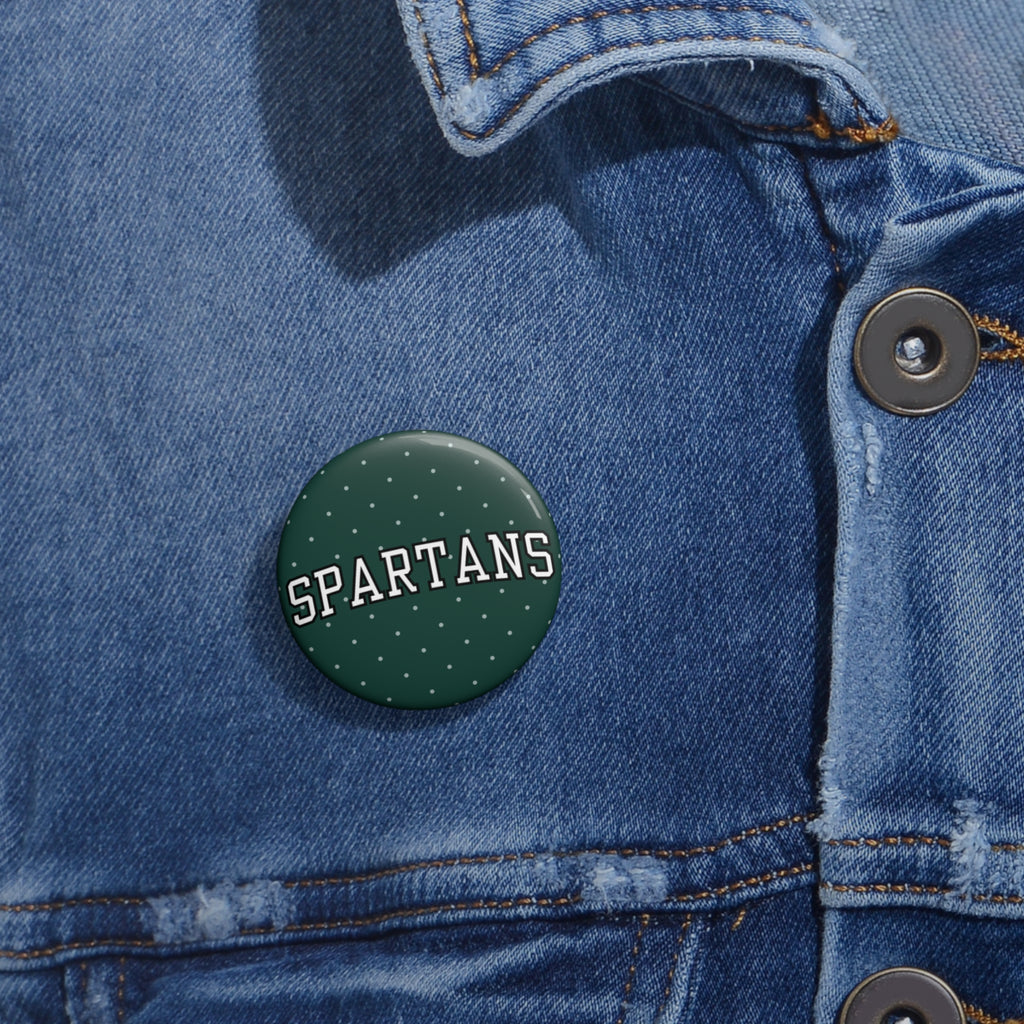 Green Polka Dot Spartans