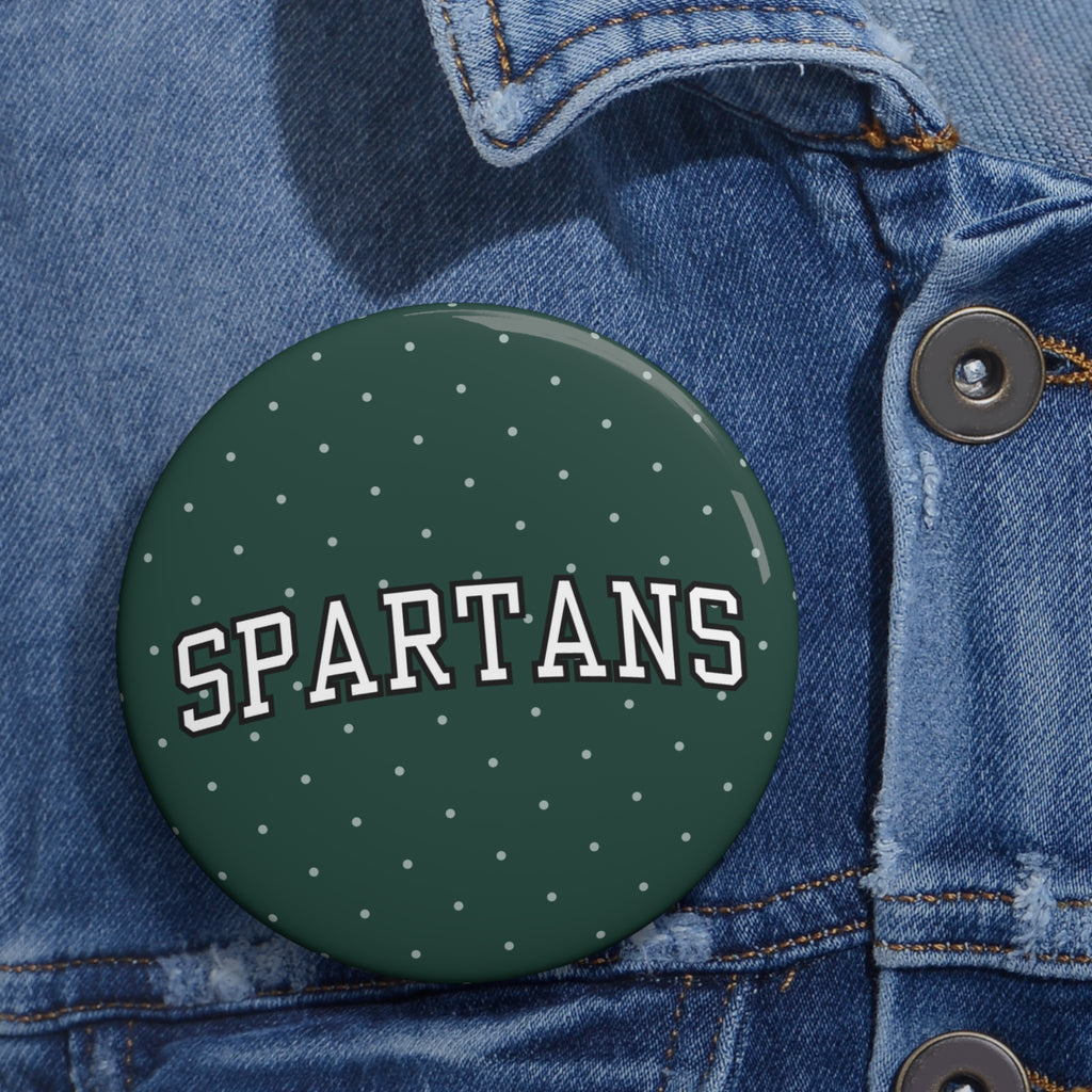 Green Polka Dot Spartans