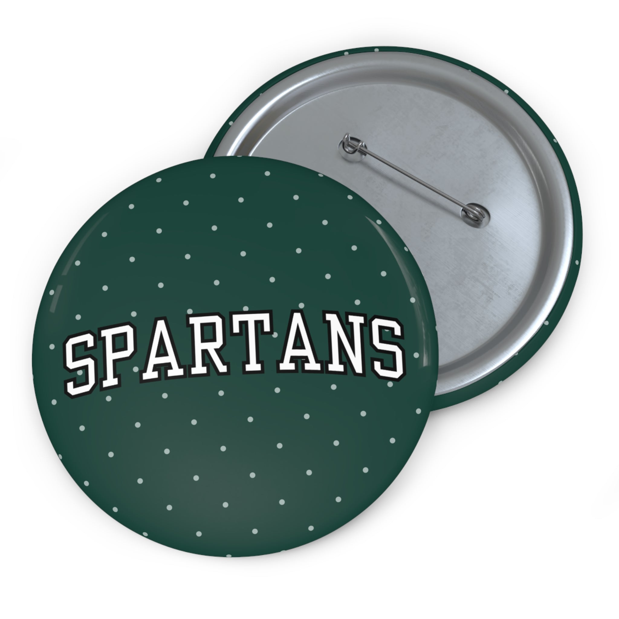 Green Polka Dot Spartans