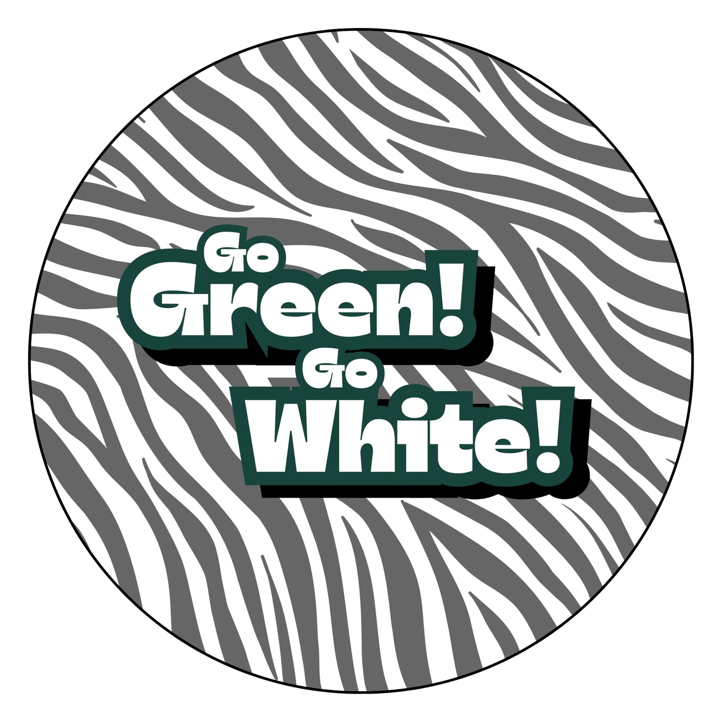 Go Green Go White Zebra