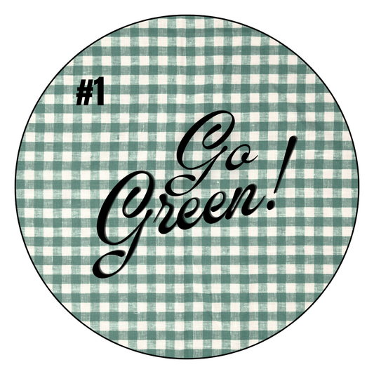 Retro "Go Green!"