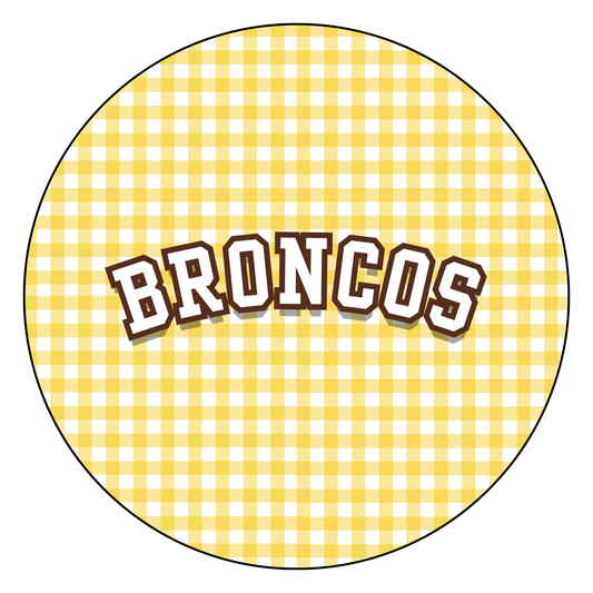 Retro Curved "Broncos"