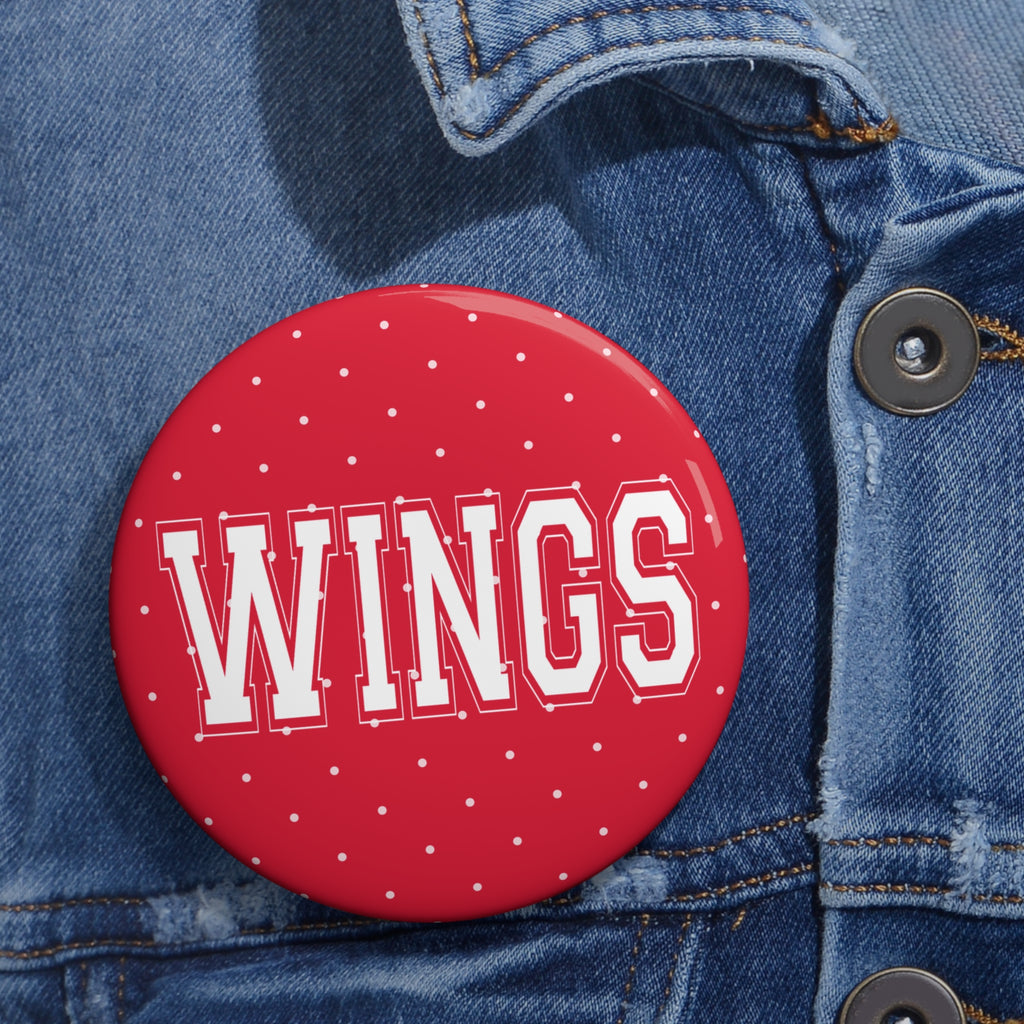 Red Polka Dot "Wings"