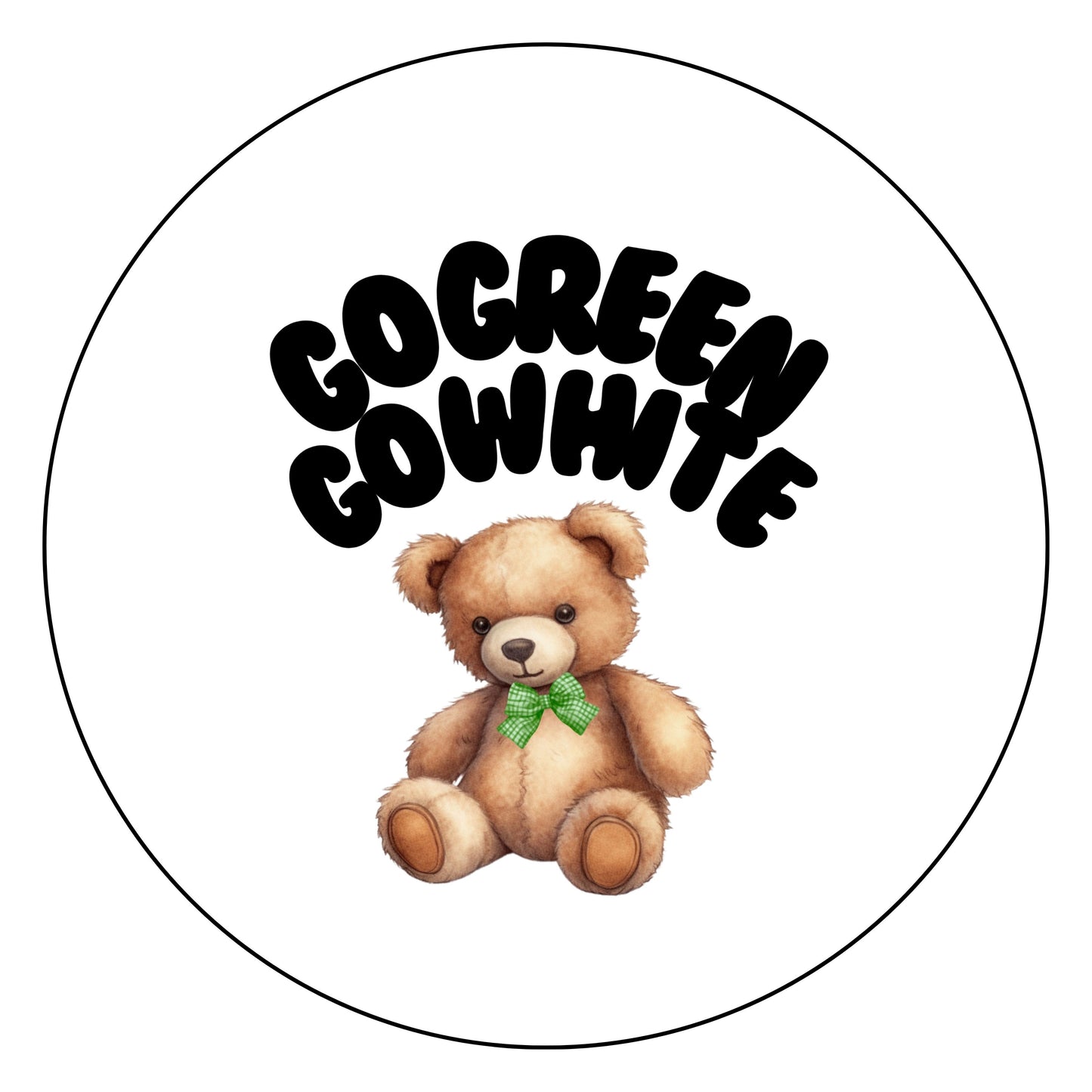 Go Green Go White Teddy