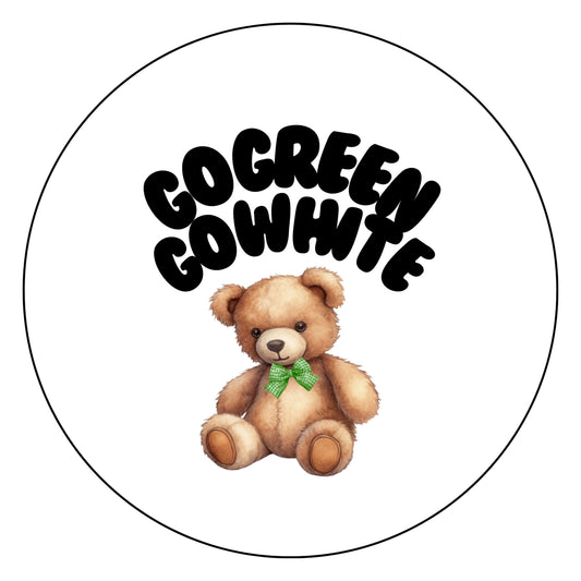 Go Green Go White Teddy