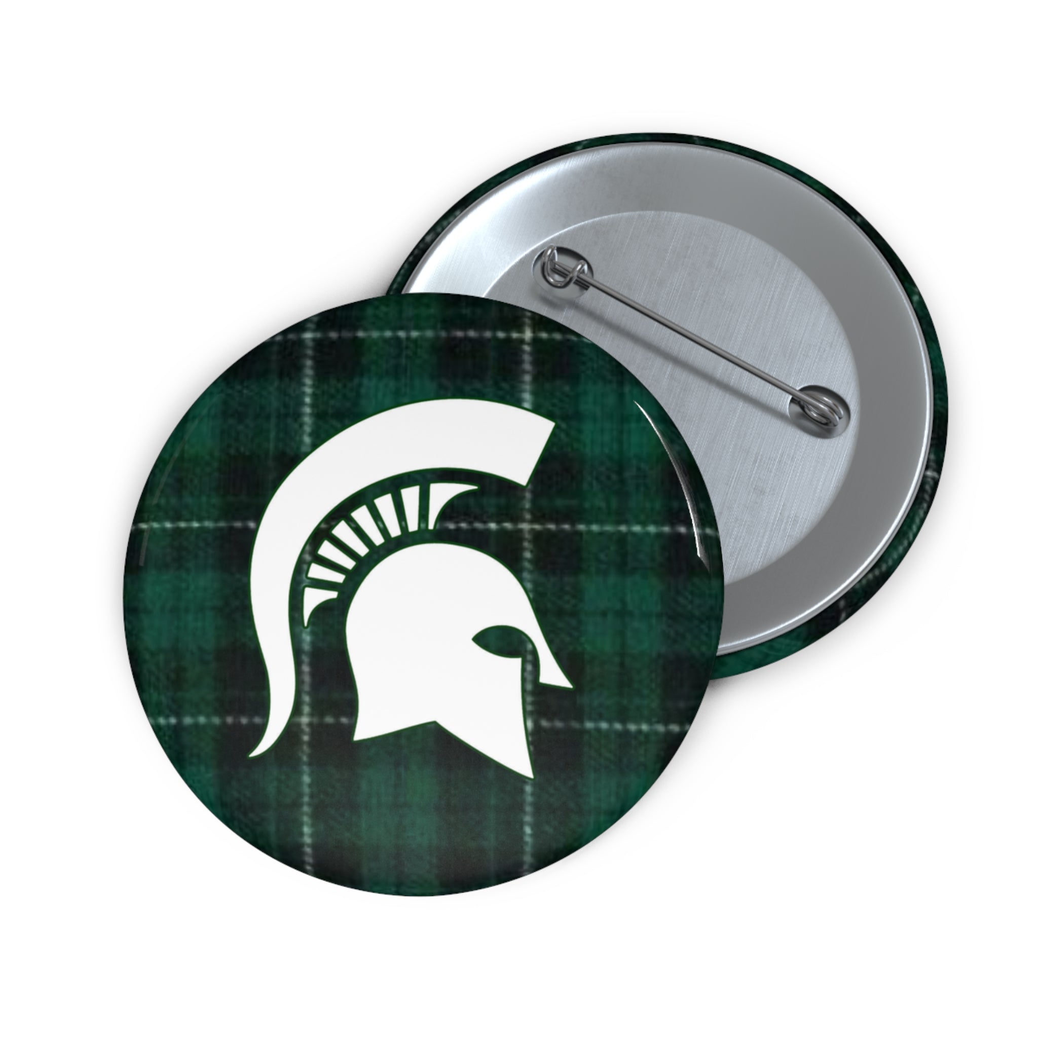 Plaid Sparty Head