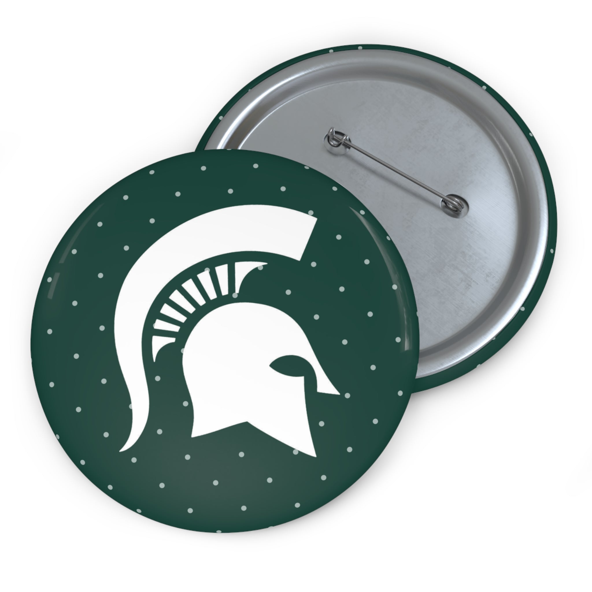 Green Polka Dot Sparty Head