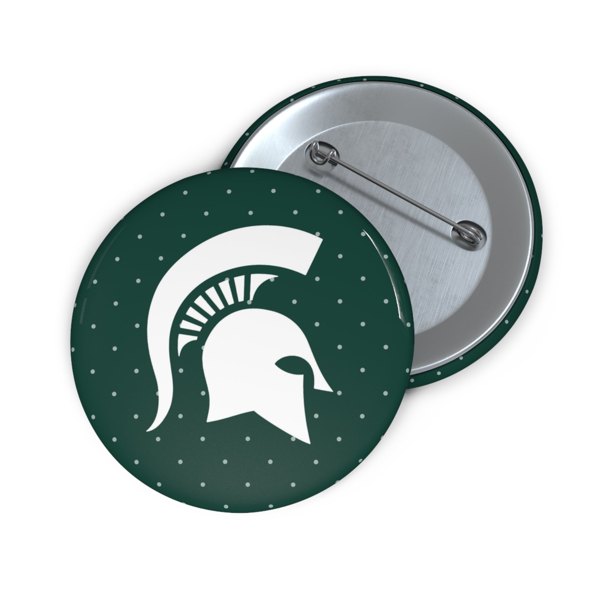 Green Polka Dot Sparty Head