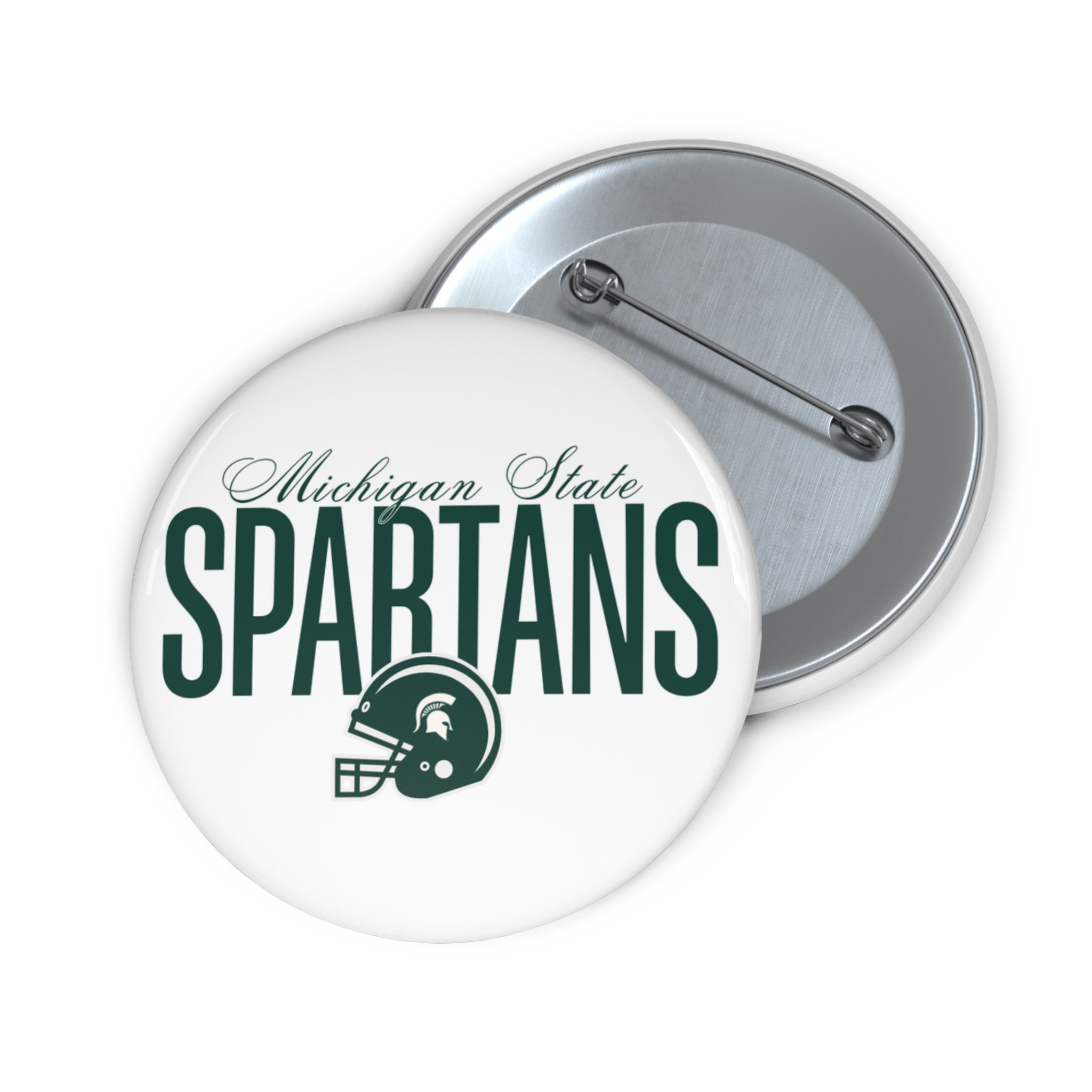 White MSU Spartans