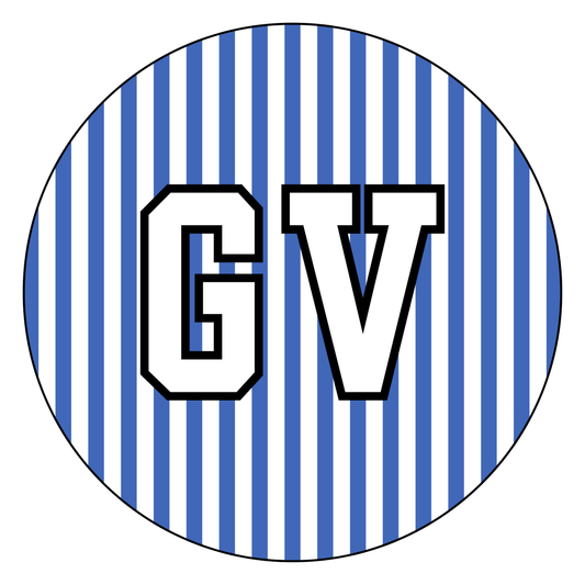 Retro Striped "GV"