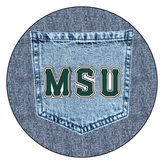 MSU Denim Pocket