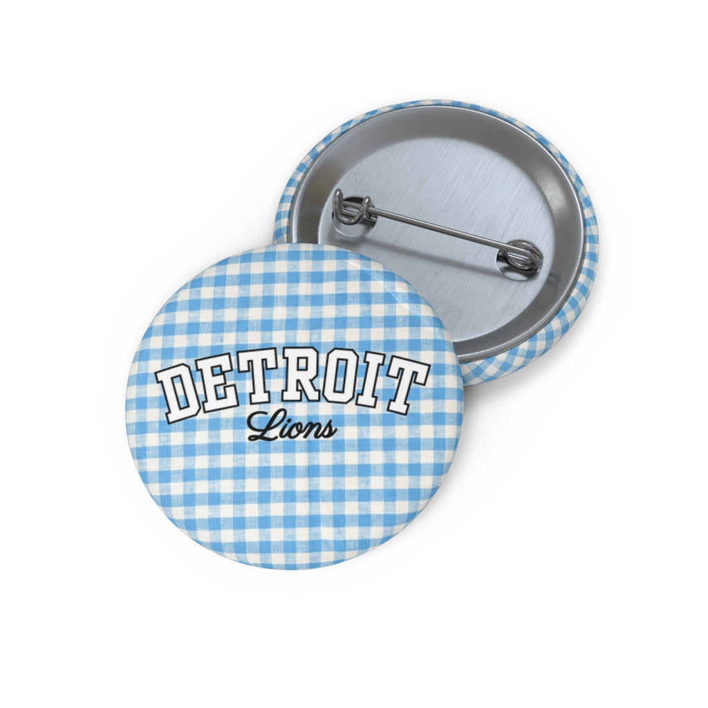 Gingham Detroit Lions