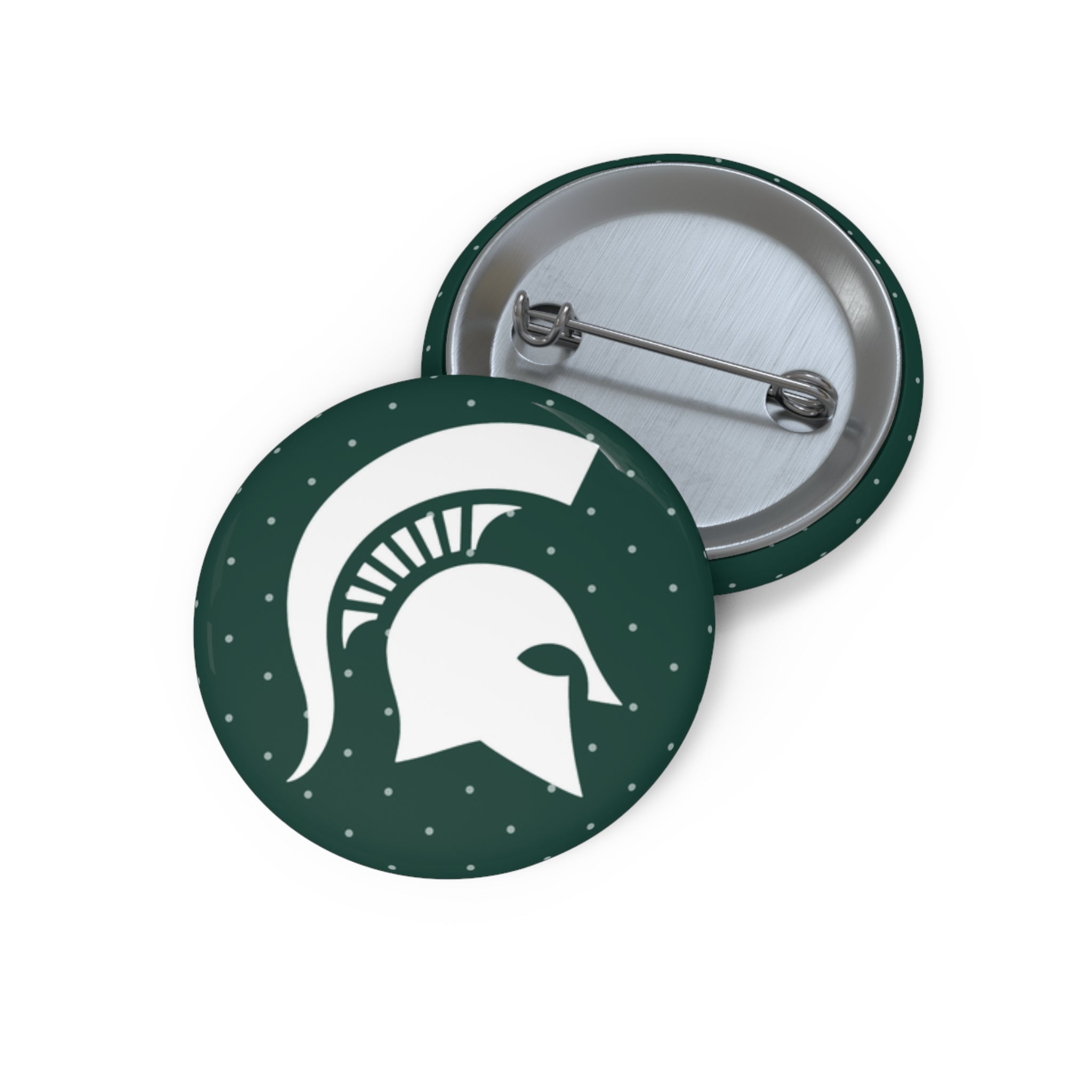 Green Polka Dot Sparty Head